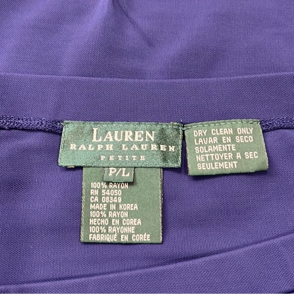 Lauren Ralph Lauren Navy Blue Petites Skirt Size Large Petite - Picture 4 of 4